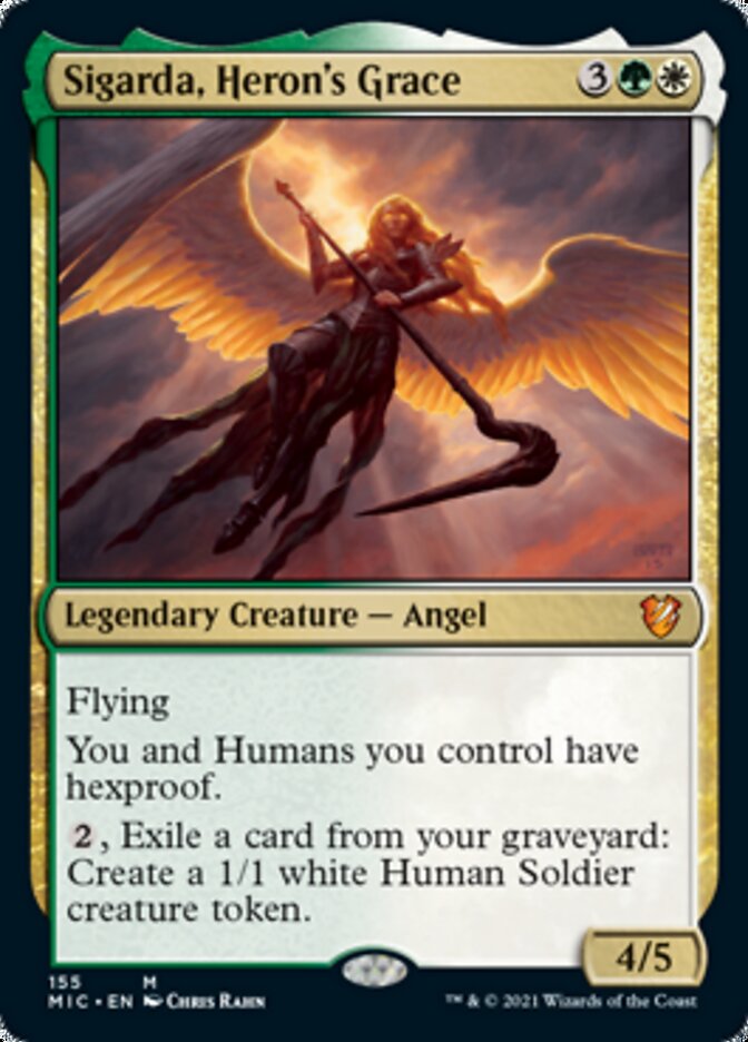 Sigarda, Heron's Grace [Innistrad: Midnight Hunt Commander] | Shuffle n Cut Hobbies & Games