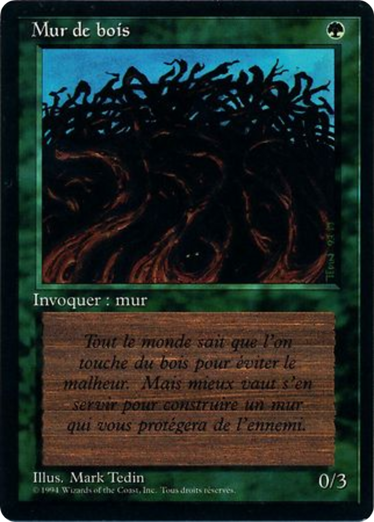 Wall of Wood [Foreign Black Border] | Shuffle n Cut Hobbies & Games