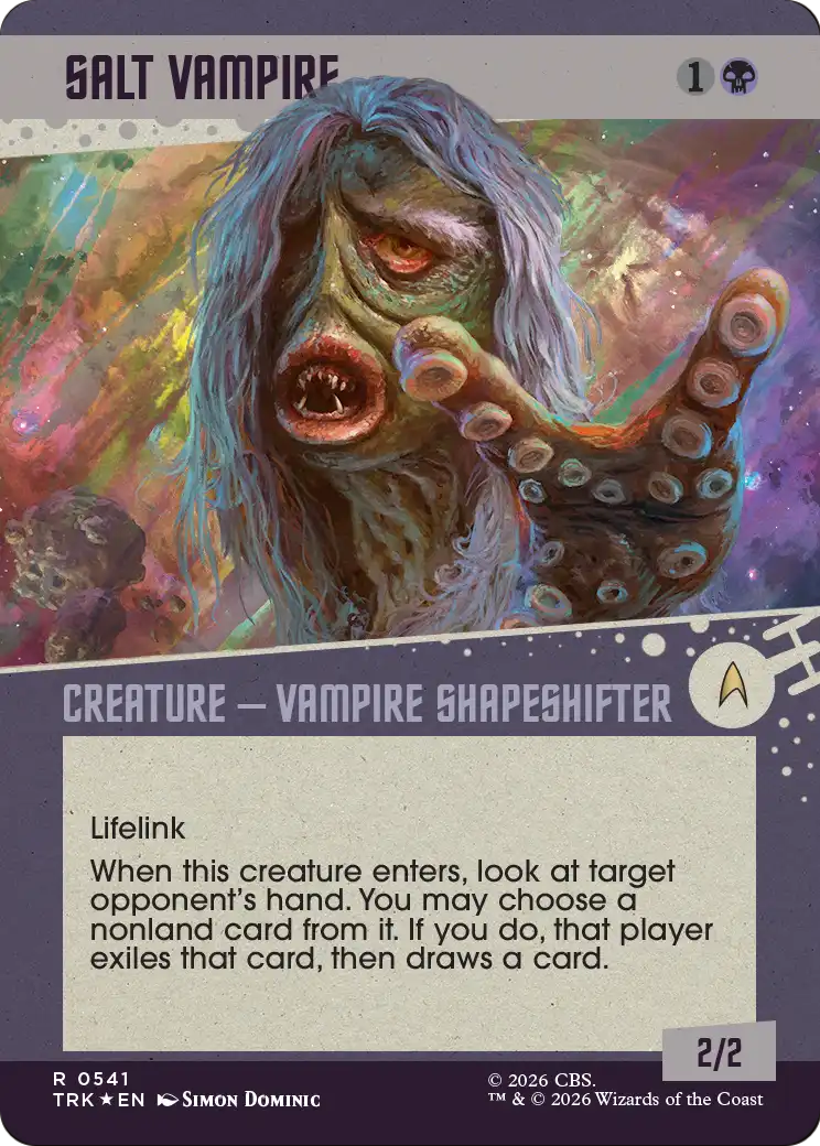 Salt Vampire (Showcase) (Surge Foil) [Star Trek] | Shuffle n Cut Hobbies & Games