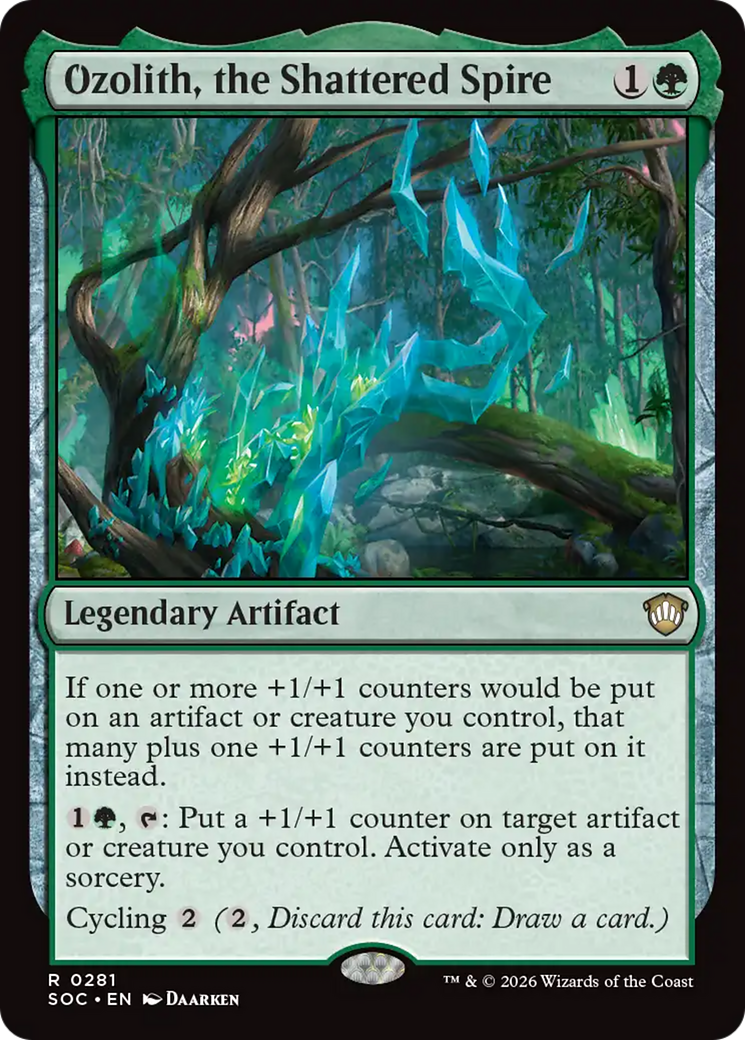 Ozolith, the Shattered Spire [Secrets of Strixhaven Commander] | Shuffle n Cut Hobbies & Games