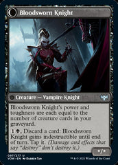 Bloodsworn Squire // Bloodsworn Knight [Innistrad: Crimson Vow] | Shuffle n Cut Hobbies & Games
