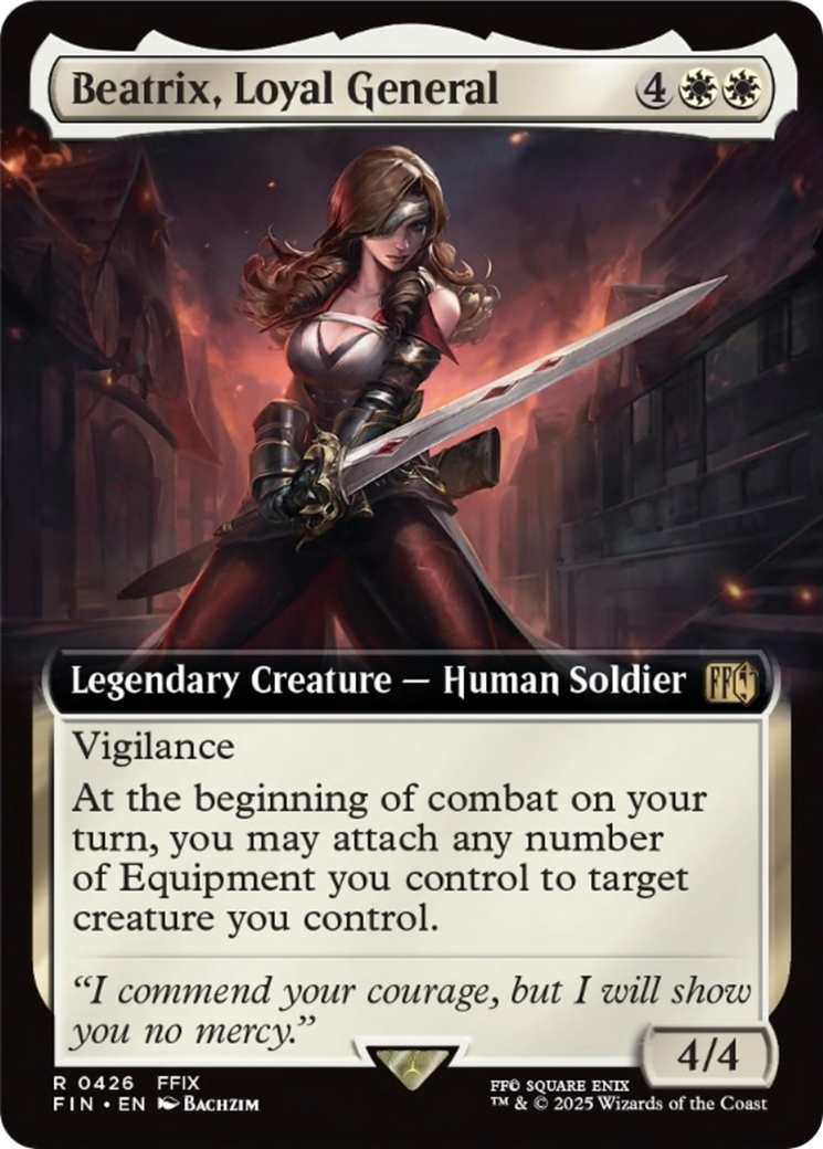 Beatrix, Loyal General (Extended Art) [FINAL FANTASY] | Shuffle n Cut Hobbies & Games
