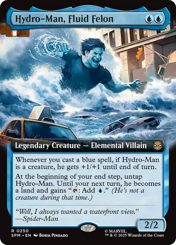 Hydro-Man, Fluid Felon (Extended Art) [Marvel's Spider-Man] | Shuffle n Cut Hobbies & Games