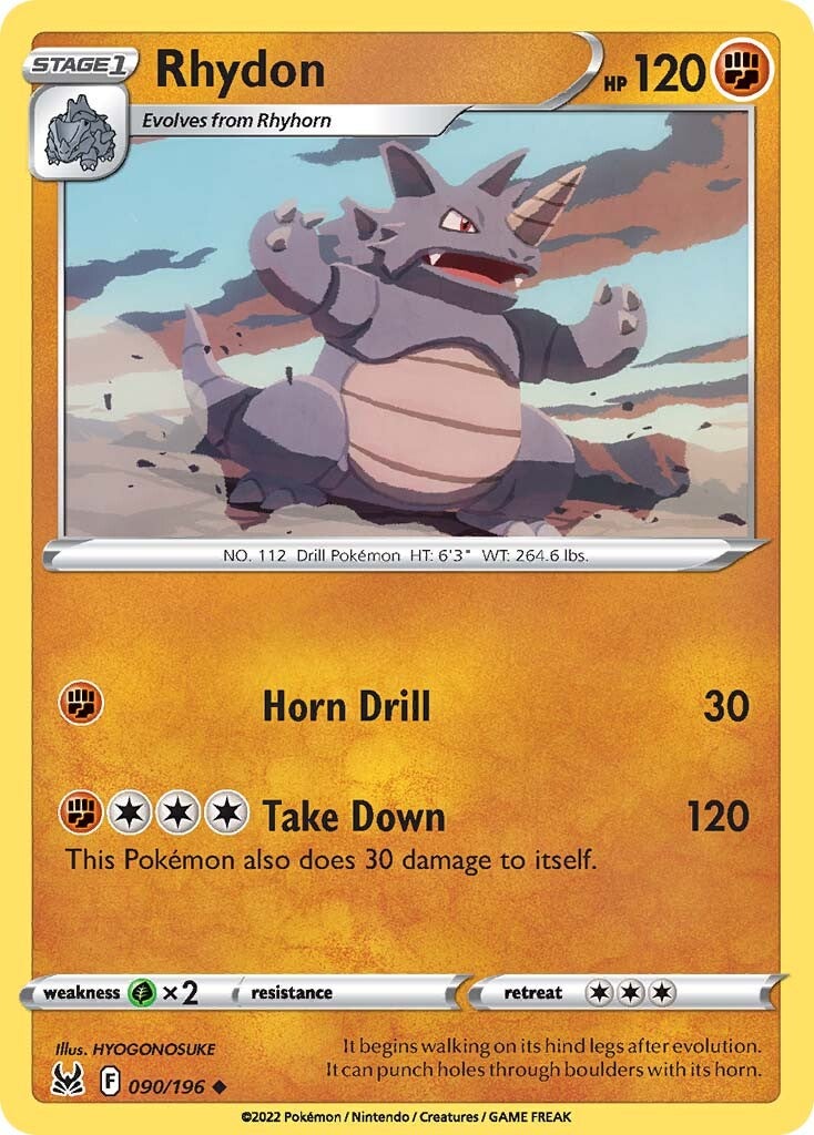 Rhydon (090/196) [Sword & Shield: Lost Origin] | Shuffle n Cut Hobbies & Games