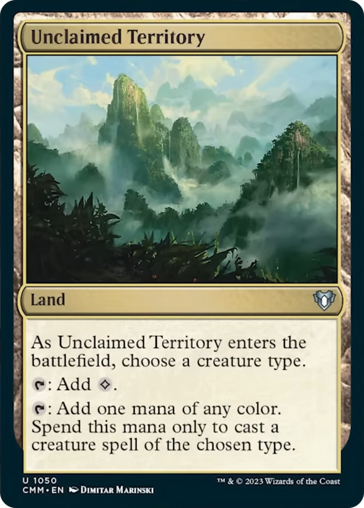 Unclaimed Territory [Commander Masters] | Shuffle n Cut Hobbies & Games