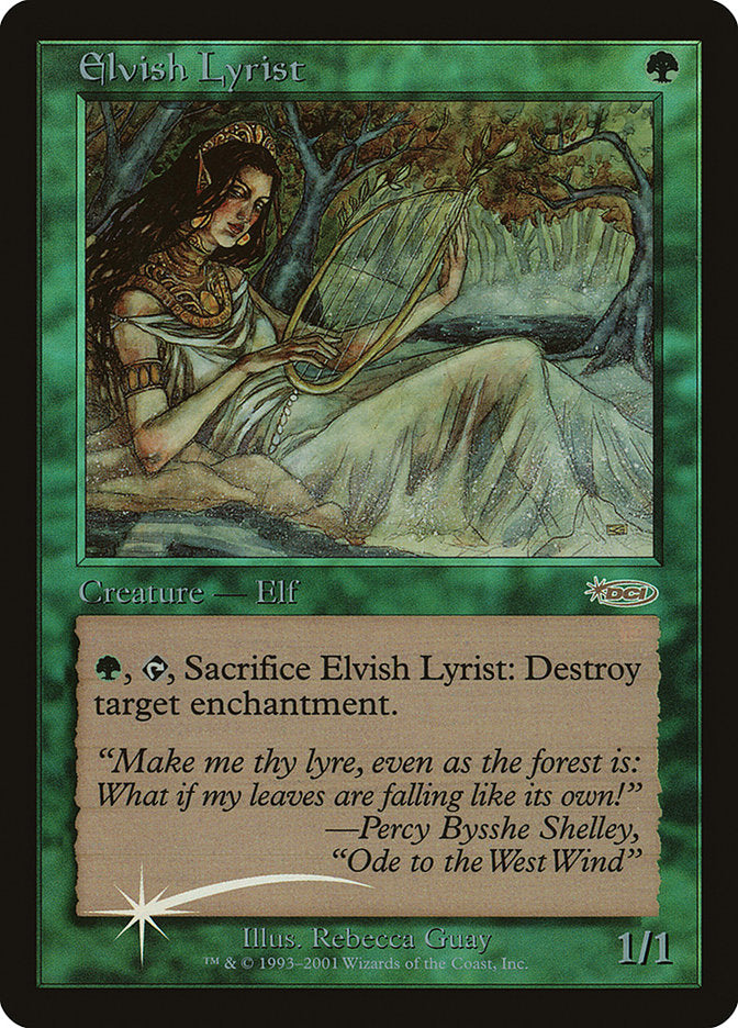 Elvish Lyrist [Junior Super Series] | Shuffle n Cut Hobbies & Games