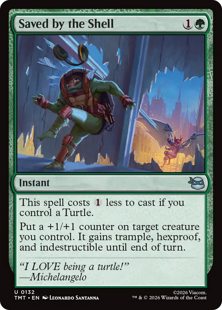Saved by the Shell [Teenage Mutant Ninja Turtles] | Shuffle n Cut Hobbies & Games