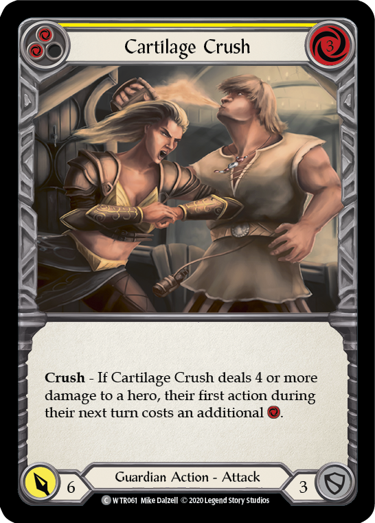 Cartilage Crush (Yellow) [U-WTR061] (Welcome to Rathe Unlimited)  Unlimited Rainbow Foil | Shuffle n Cut Hobbies & Games