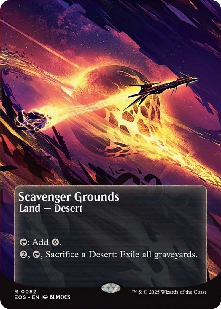 Scavenger Grounds (0082) (Borderless) [Edge of Eternities: Stellar Sights] | Shuffle n Cut Hobbies & Games