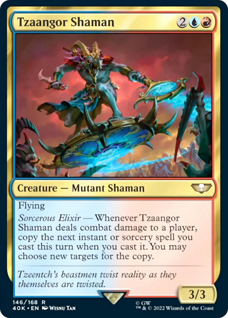 Tzaangor Shaman (Surge Foil) [Warhammer 40,000] | Shuffle n Cut Hobbies & Games