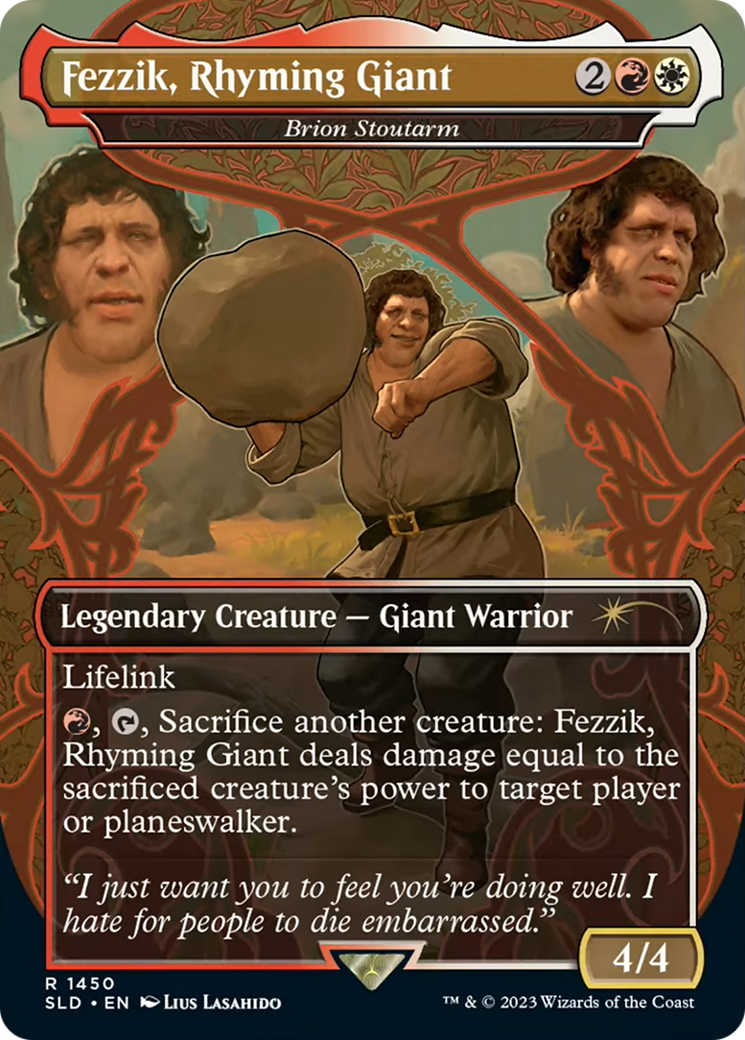 Fezzik, Rhyming Giant - Brion Stoutarm [Secret Lair Drop Series] | Shuffle n Cut Hobbies & Games