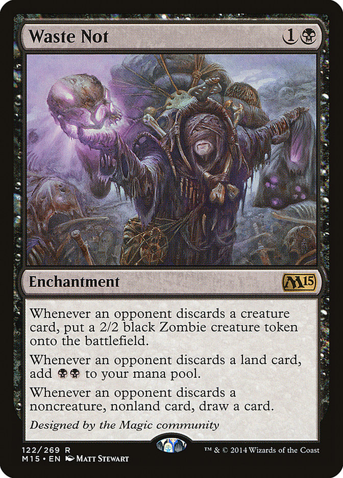 Waste Not [Magic 2015] | Shuffle n Cut Hobbies & Games