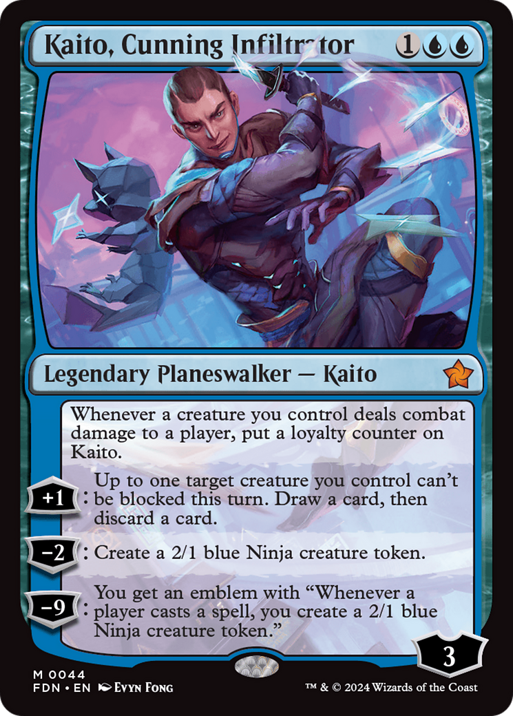 Kaito, Cunning Infiltrator [Foundations] | Shuffle n Cut Hobbies & Games