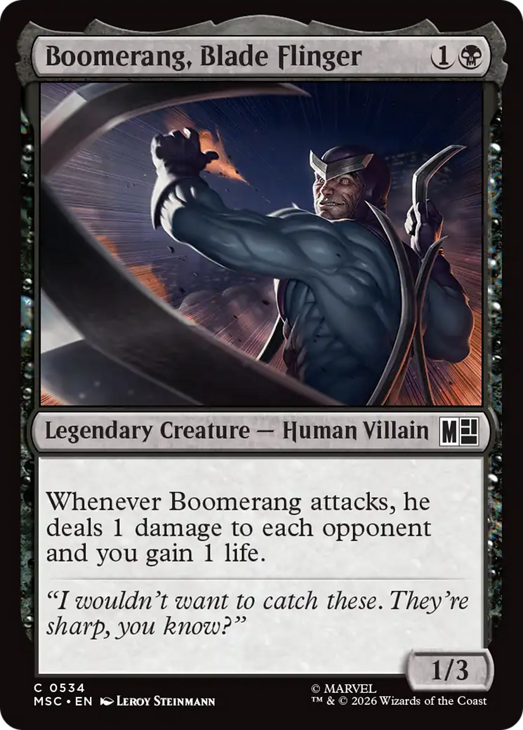 Boomerang, Blade Flinger [Marvel Super Heroes Commander] | Shuffle n Cut Hobbies & Games
