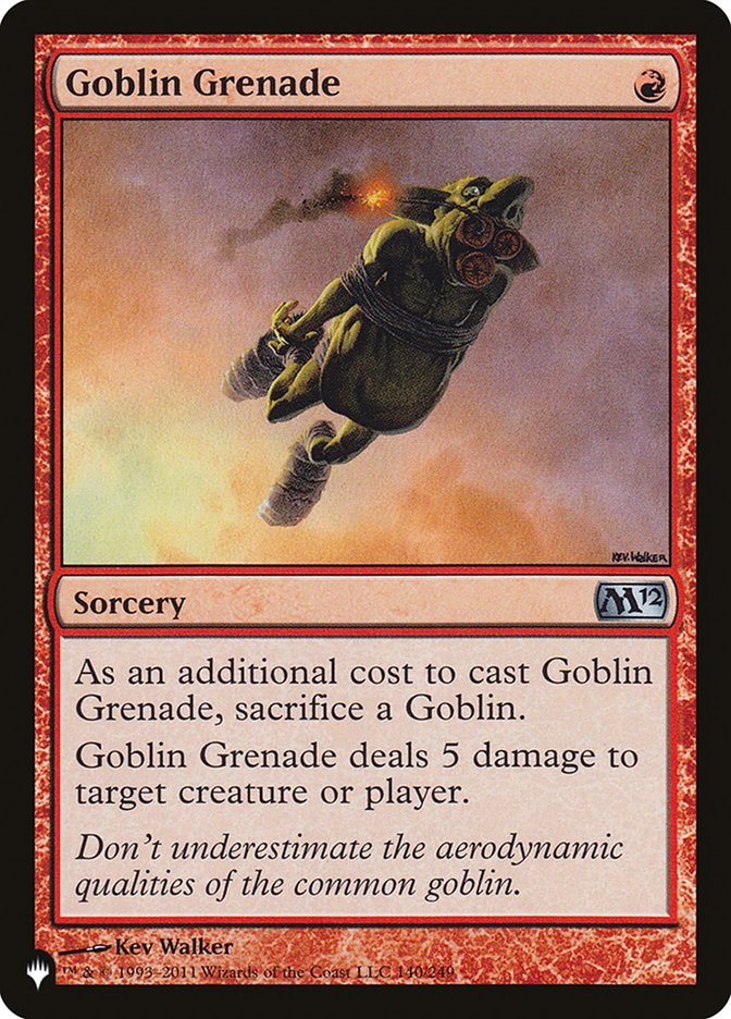Goblin Grenade [The List] | Shuffle n Cut Hobbies & Games