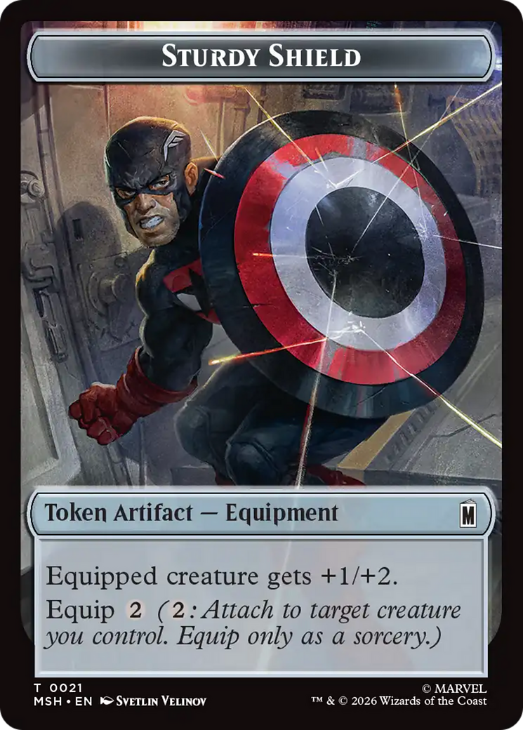 The Tiger God // Sturdy Shield Double-Sided Token [Marvel Super Heroes Tokens] | Shuffle n Cut Hobbies & Games