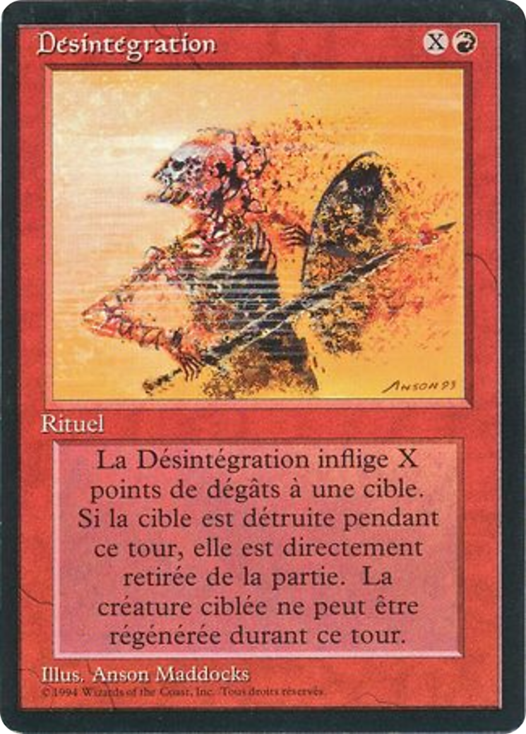 Disintegrate [Foreign Black Border] | Shuffle n Cut Hobbies & Games
