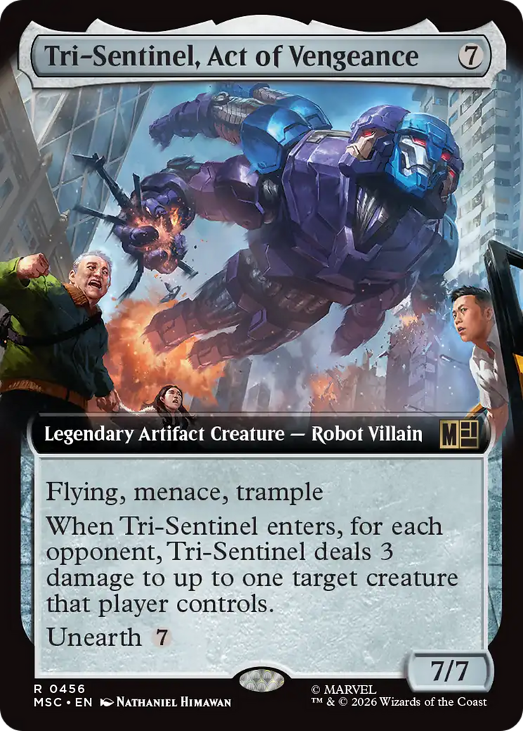Tri-Sentinel, Act of Vengeance (Extended Art) [Marvel Super Heroes Commander] | Shuffle n Cut Hobbies & Games
