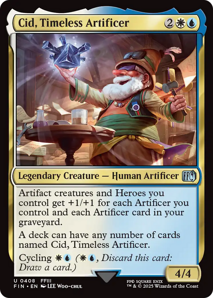 Cid, Timeless Artificer (0408) [FINAL FANTASY] | Shuffle n Cut Hobbies & Games