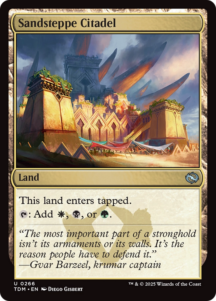Sandsteppe Citadel [Tarkir: Dragonstorm] | Shuffle n Cut Hobbies & Games