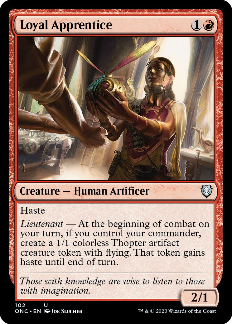 Loyal Apprentice [Phyrexia: All Will Be One Commander] | Shuffle n Cut Hobbies & Games