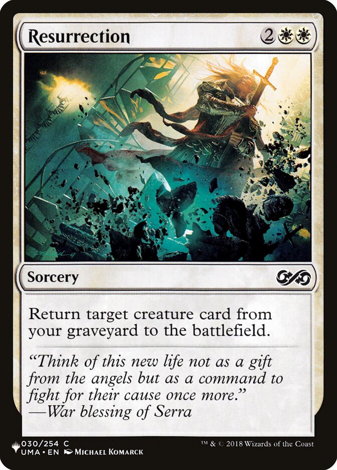 Resurrection [The List] | Shuffle n Cut Hobbies & Games