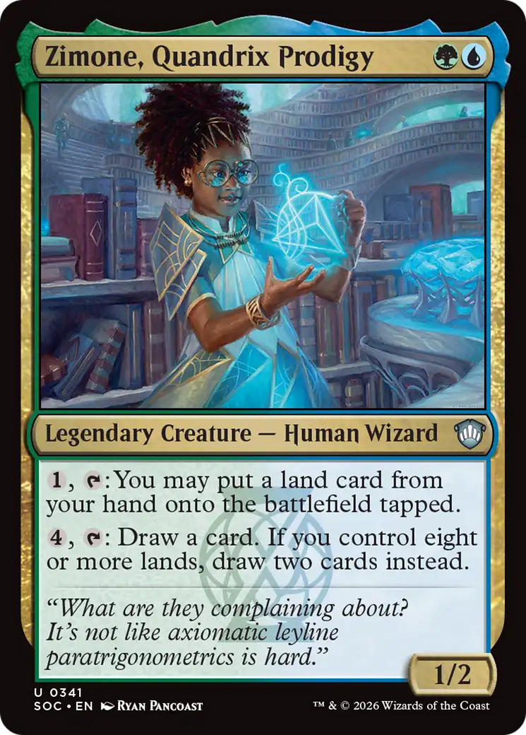 Zimone, Quandrix Prodigy [Secrets of Strixhaven Commander] | Shuffle n Cut Hobbies & Games