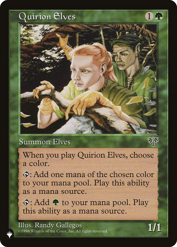 Quirion Elves [The List] | Shuffle n Cut Hobbies & Games