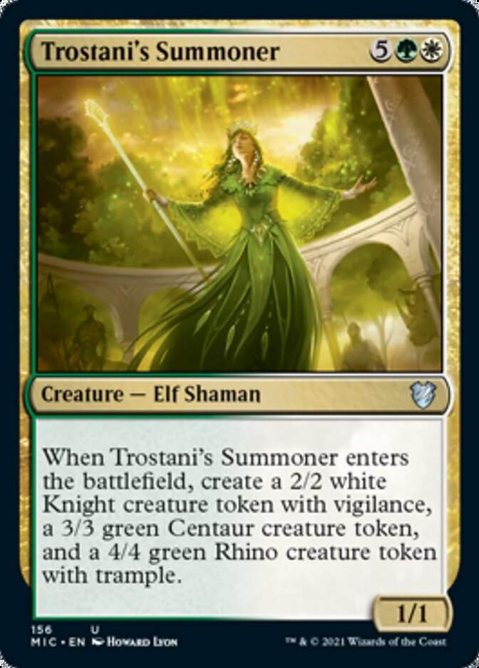 Trostani's Summoner [Innistrad: Midnight Hunt Commander] | Shuffle n Cut Hobbies & Games