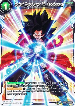 Instant Transmission 10x Kamehameha (BT11-151) [Vermilion Bloodline 2nd Edition] | Shuffle n Cut Hobbies & Games