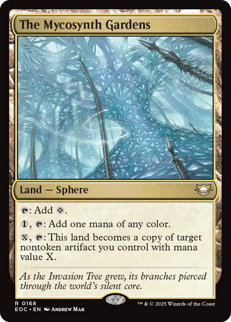 The Mycosynth Gardens [Edge of Eternities Commander] | Shuffle n Cut Hobbies & Games