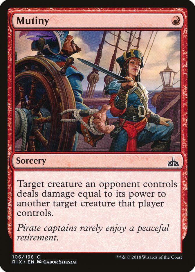 Mutiny [Rivals of Ixalan] | Shuffle n Cut Hobbies & Games