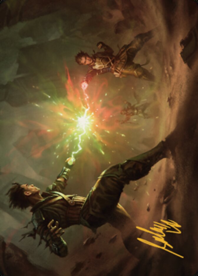 Brotherhood's End Art Card (Gold-Stamped Signature) [The Brothers' War Art Series] | Shuffle n Cut Hobbies & Games