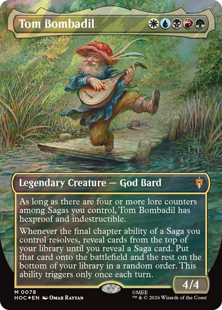 Tom Bombadil (Borderless) (Surge Foil) [The Hobbit] | Shuffle n Cut Hobbies & Games