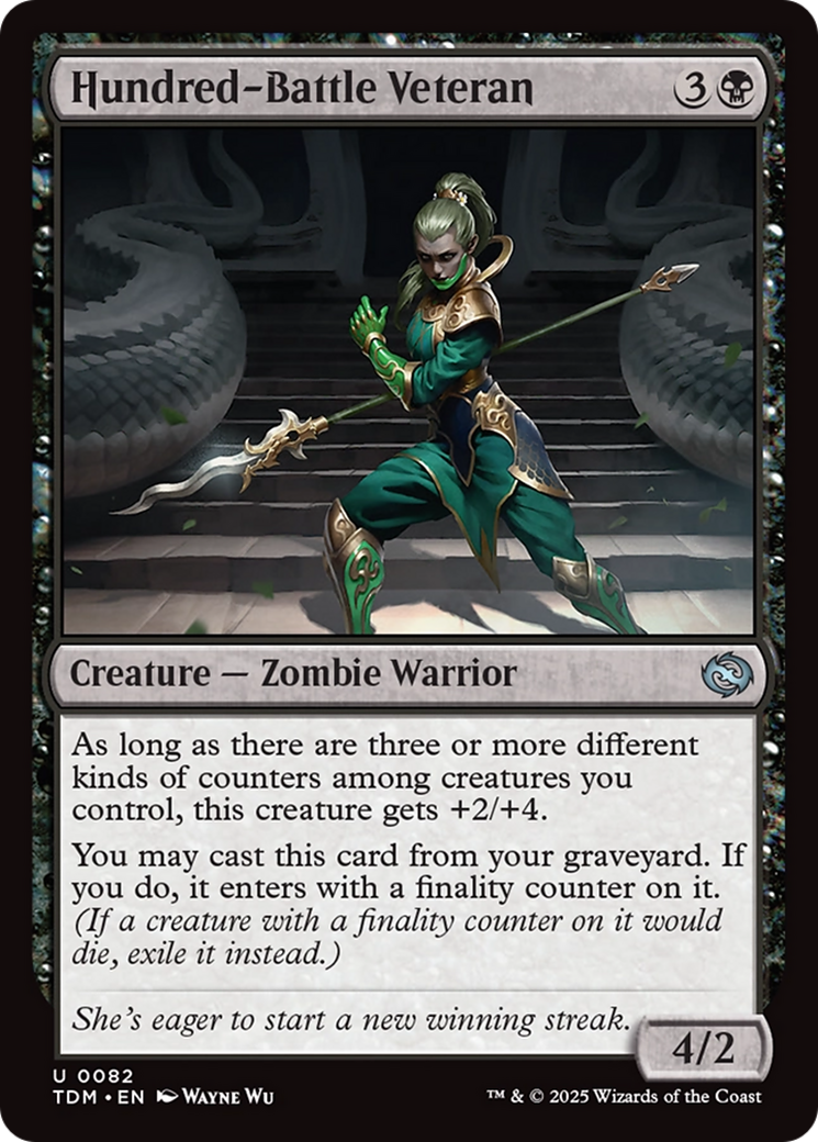Hundred-Battle Veteran [Tarkir: Dragonstorm] | Shuffle n Cut Hobbies & Games