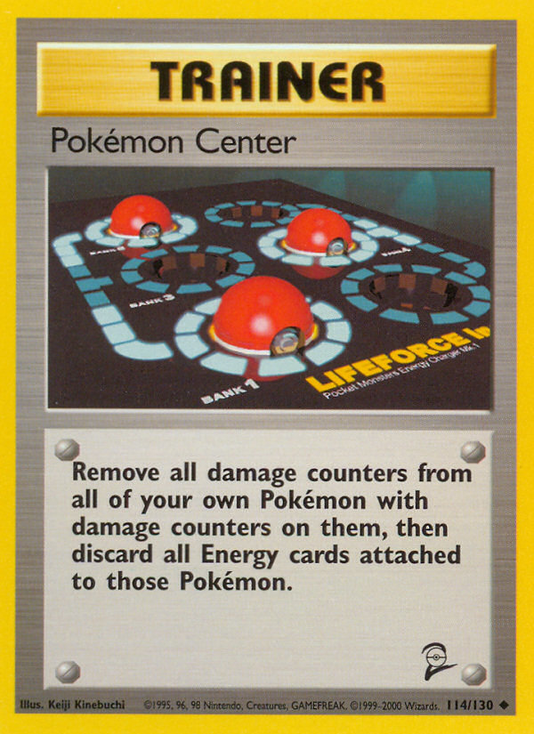 Pokemon Center (114/130) [Base Set 2] | Shuffle n Cut Hobbies & Games
