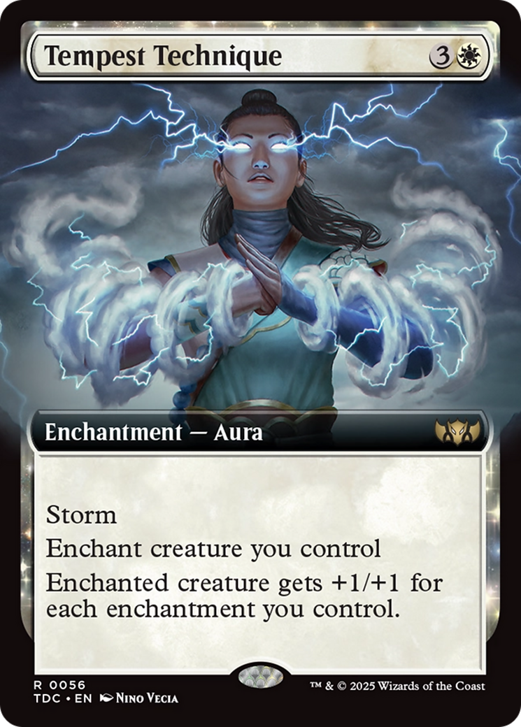 Tempest Technique (Extended Art) [Tarkir: Dragonstorm Commander] | Shuffle n Cut Hobbies & Games