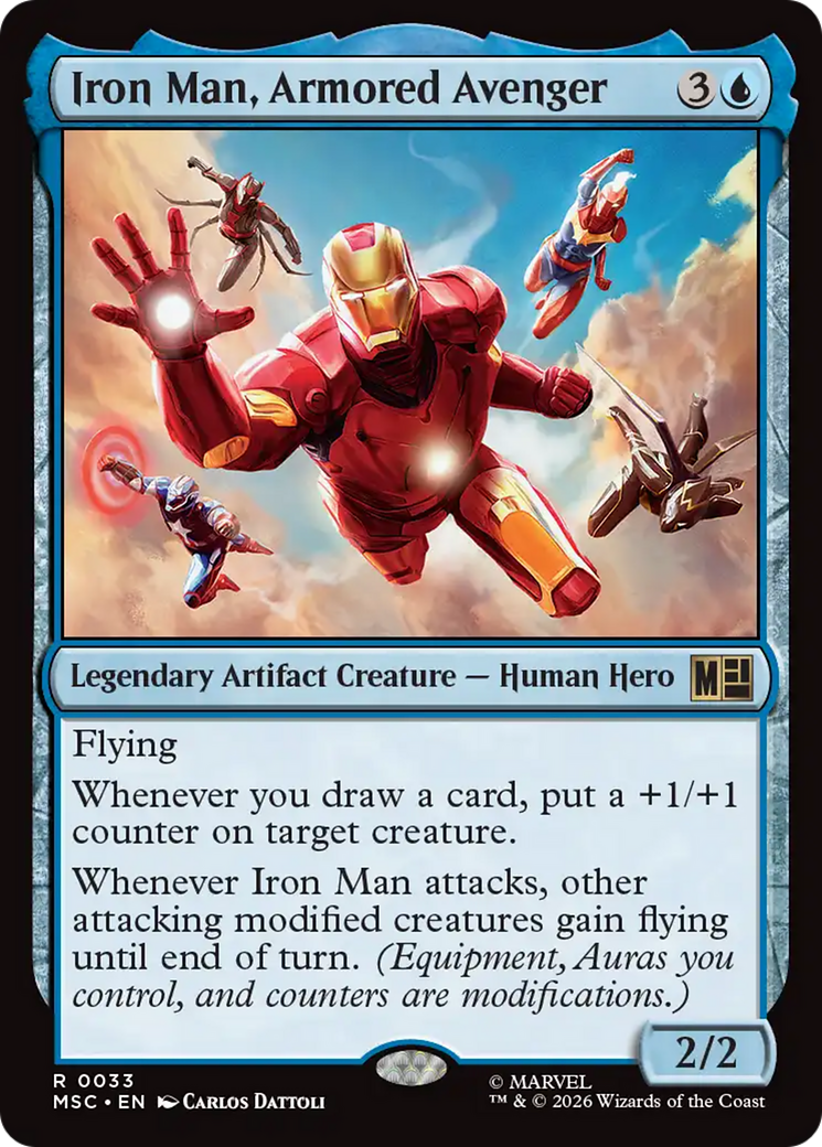 Iron Man, Armored Avenger (Surge Foil) [Marvel Super Heroes Commander] | Shuffle n Cut Hobbies & Games