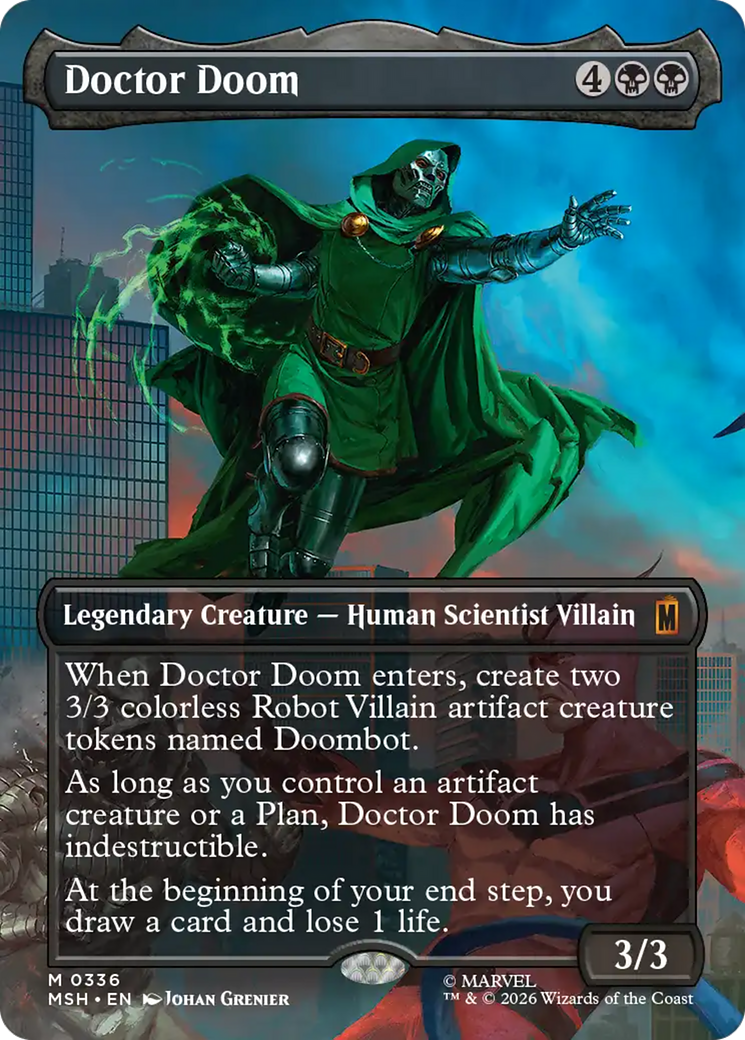 Doctor Doom (Borderless) (336) [Marvel Super Heroes] | Shuffle n Cut Hobbies & Games