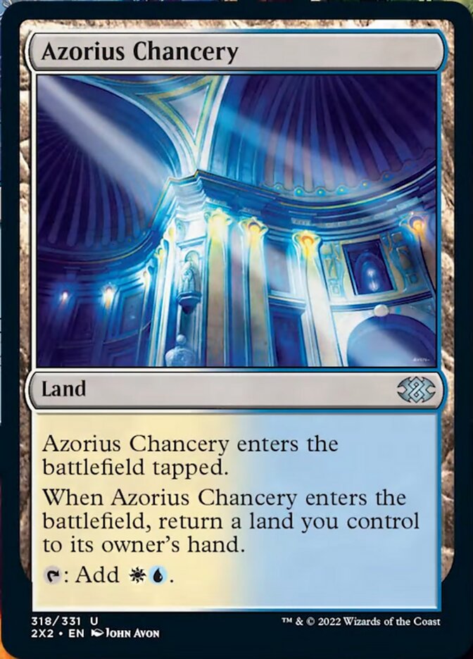 Azorius Chancery [Double Masters 2022] | Shuffle n Cut Hobbies & Games