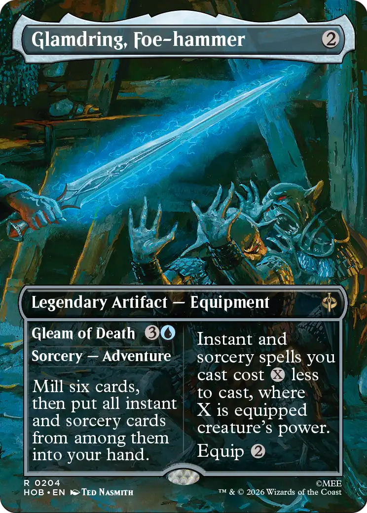 Glamdring, Foe-hammer (Borderless) [The Hobbit] | Shuffle n Cut Hobbies & Games