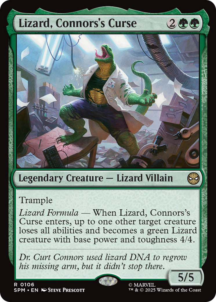 Lizard, Connors's Curse [Marvel's Spider-Man] | Shuffle n Cut Hobbies & Games