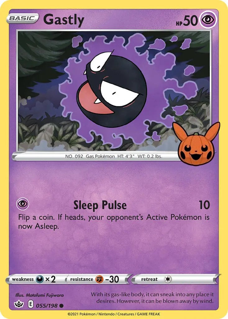 Gastly (055/198) [Trick or Trade] | Shuffle n Cut Hobbies & Games