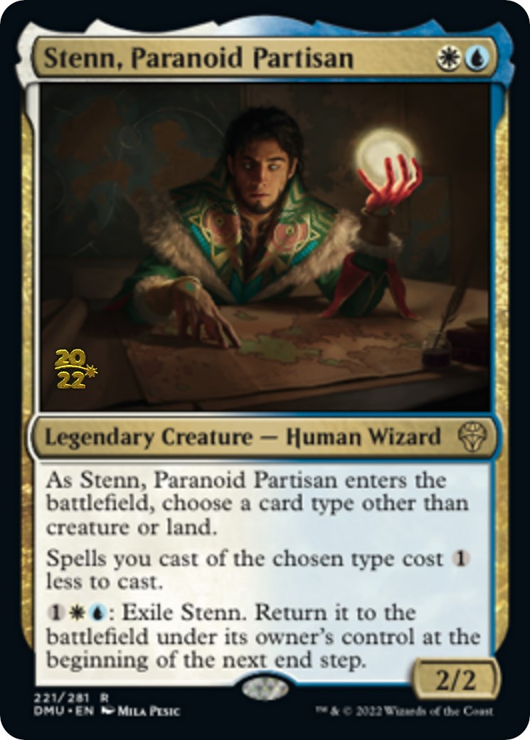 Stenn, Paranoid Partisan [Dominaria United Prerelease Promos] | Shuffle n Cut Hobbies & Games