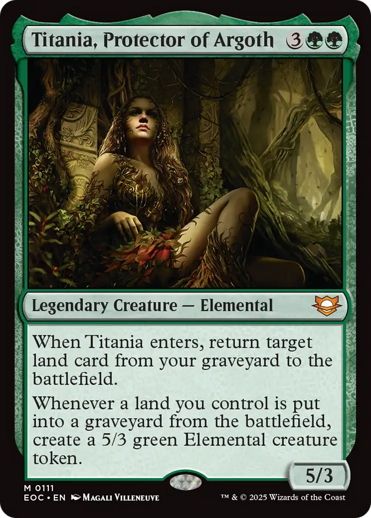 Titania, Protector of Argoth [Edge of Eternities Commander] | Shuffle n Cut Hobbies & Games