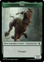 Eldrazi // Tiny Double-Sided Token [Murders at Karlov Manor Commander Tokens] | Shuffle n Cut Hobbies & Games