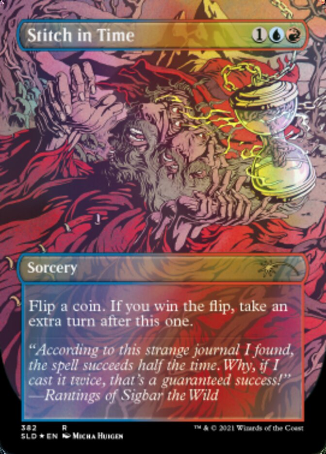Stitch in Time // Stitch in Time (Borderless) [Secret Lair Drop Series] | Shuffle n Cut Hobbies & Games