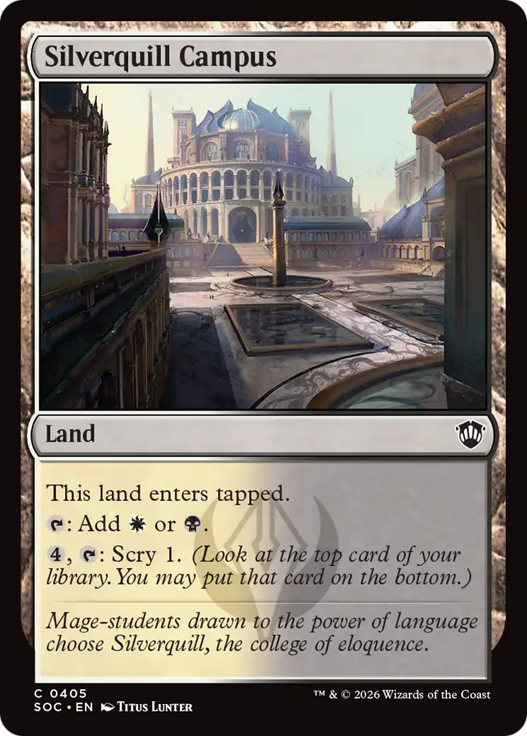 Silverquill Campus [Secrets of Strixhaven Commander] | Shuffle n Cut Hobbies & Games