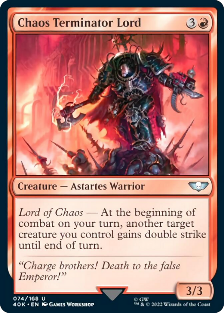 Chaos Terminator Lord [Warhammer 40,000] | Shuffle n Cut Hobbies & Games