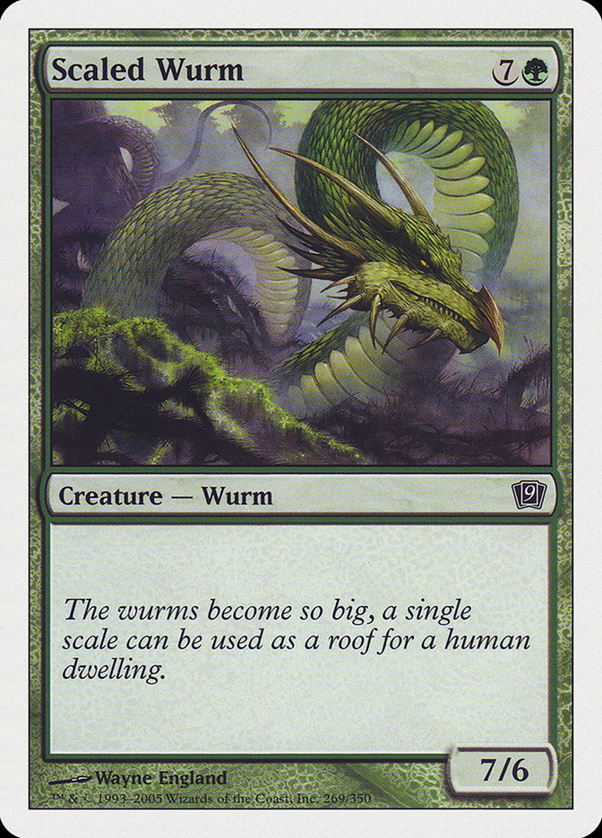 Scaled Wurm [Ninth Edition] | Shuffle n Cut Hobbies & Games